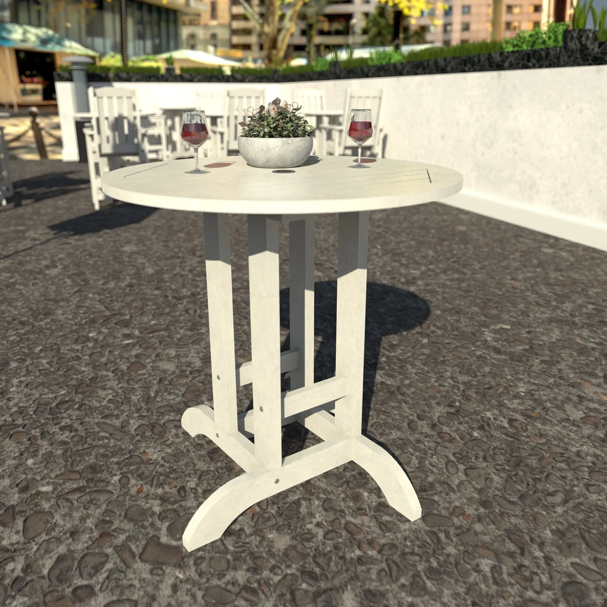 Homestead 36in Diameter Dining Table - Counter Height