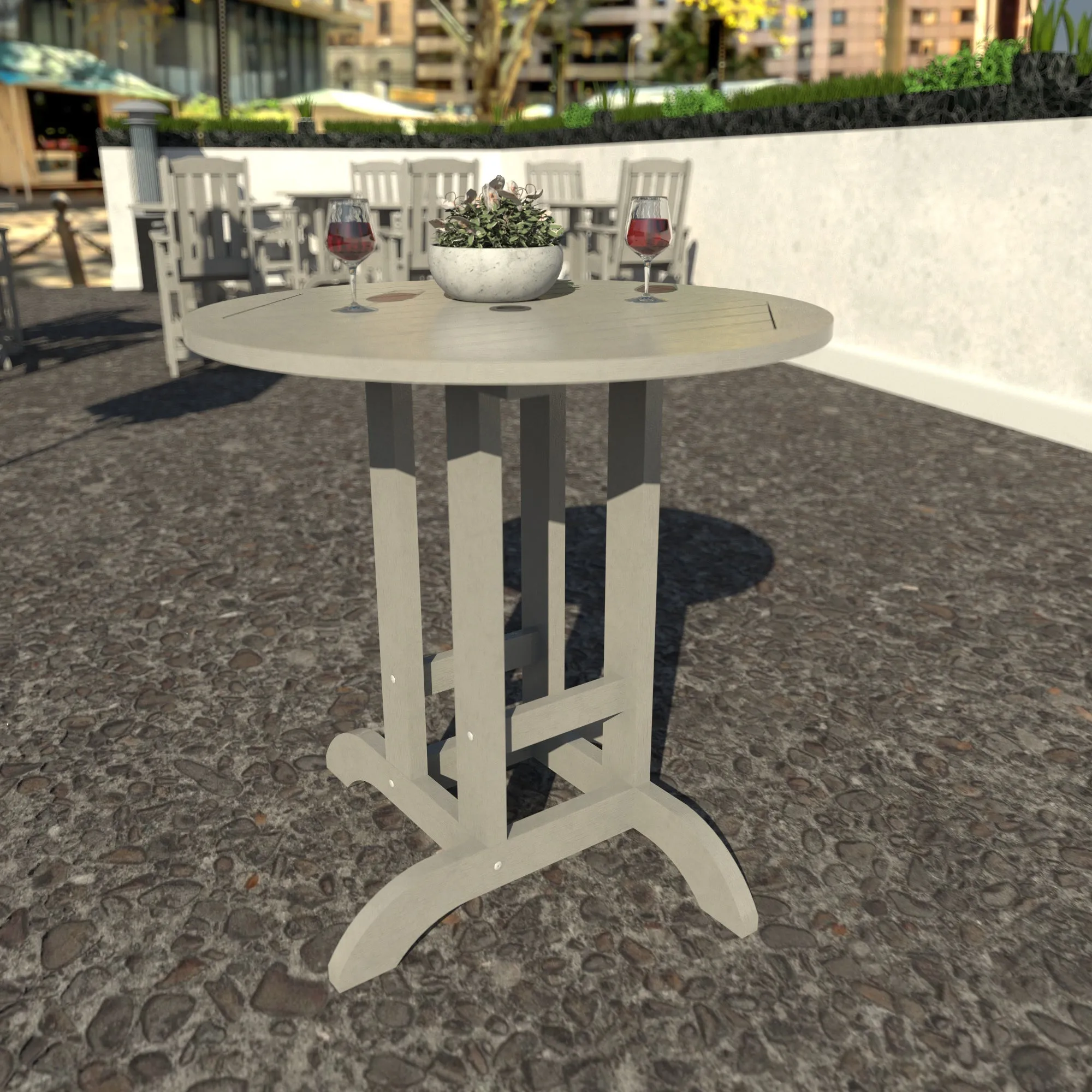 Homestead 36in Diameter Dining Table - Counter Height