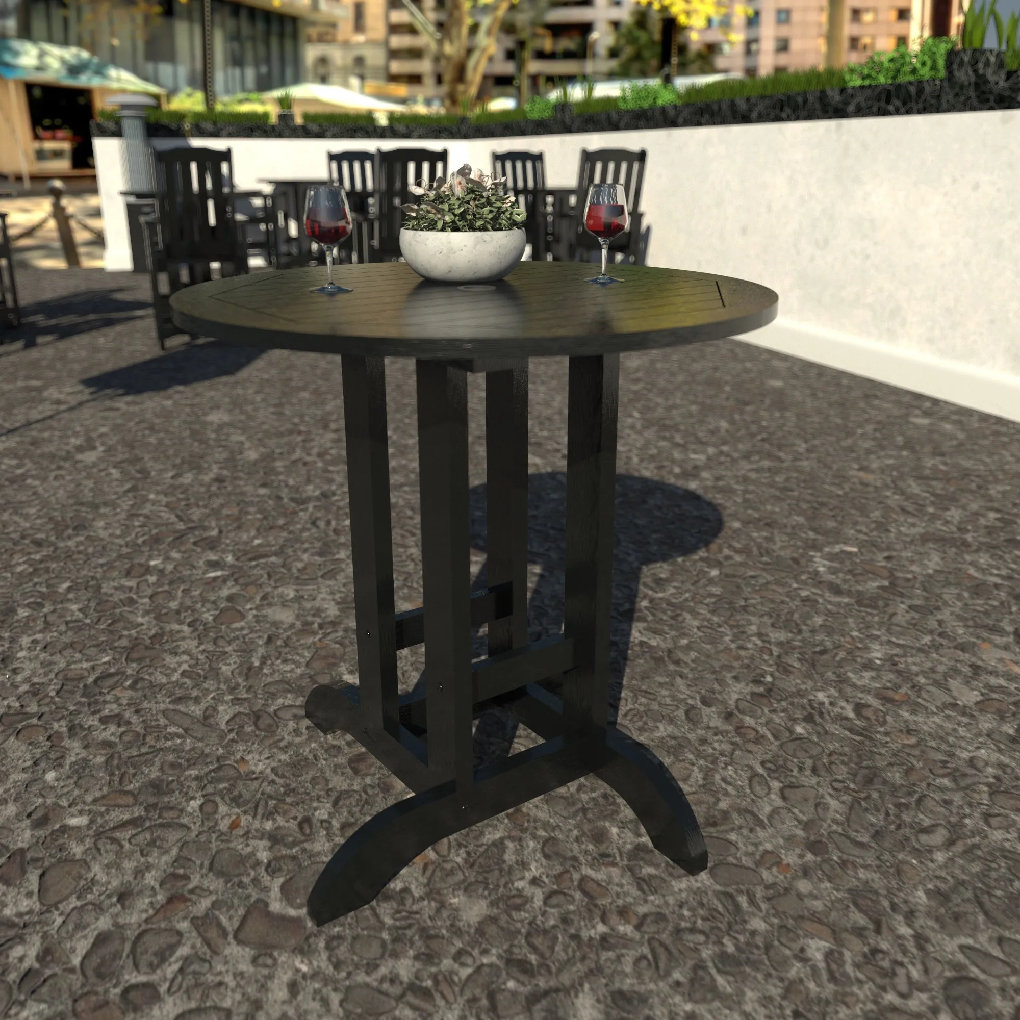 Homestead 36in Diameter Dining Table - Counter Height
