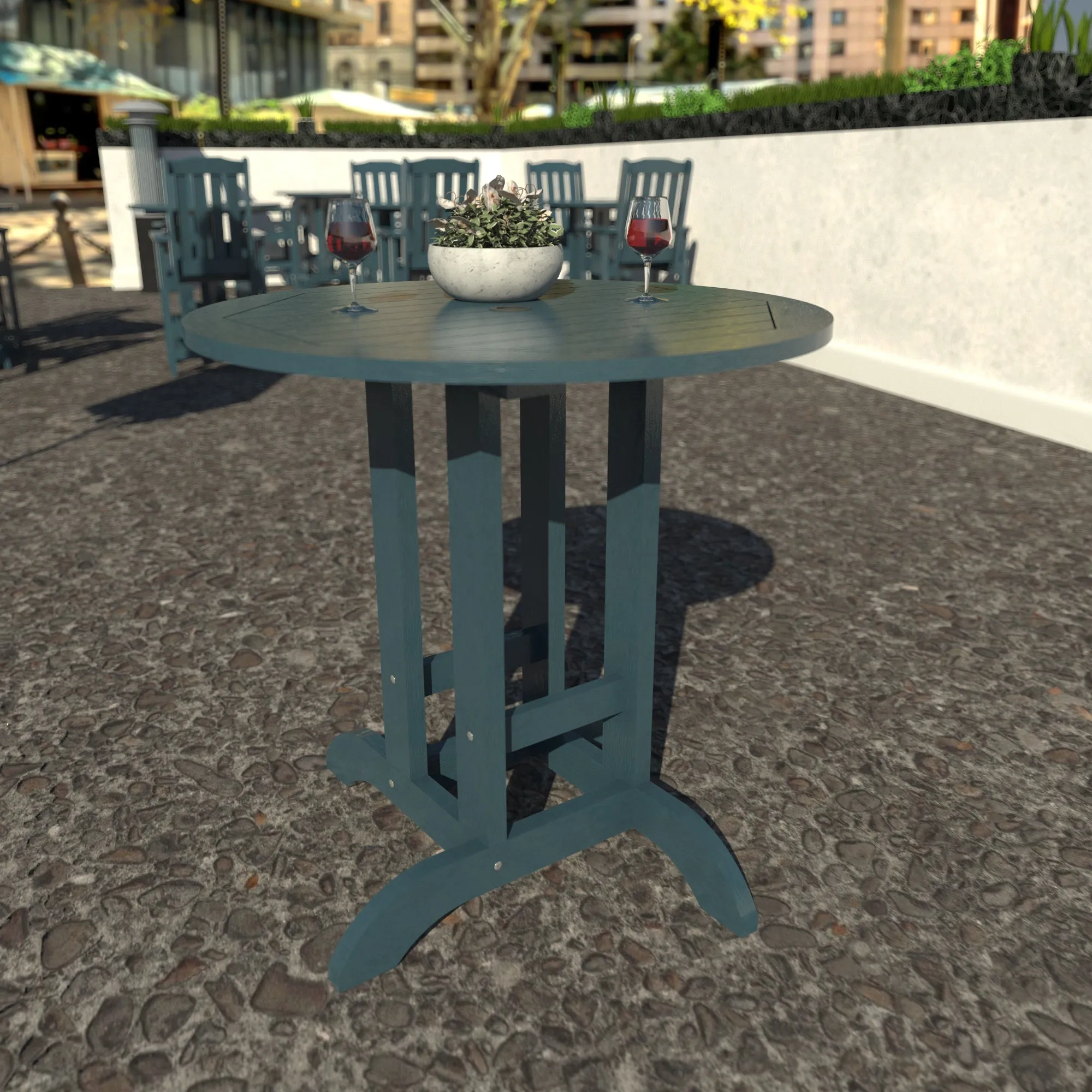 Homestead 36in Diameter Dining Table - Counter Height