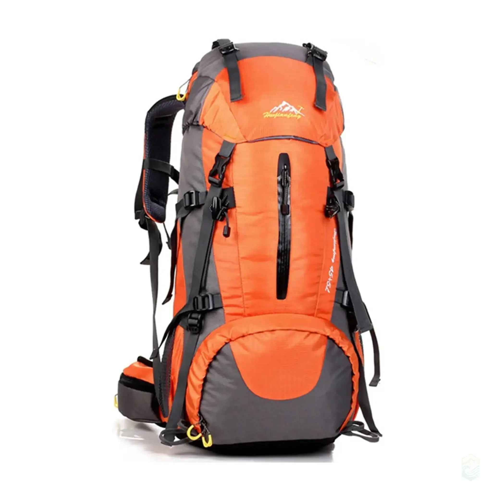 HTLT Waterproof 50L Hiking Backpack with Multi-Compartment Design - Blue, Large