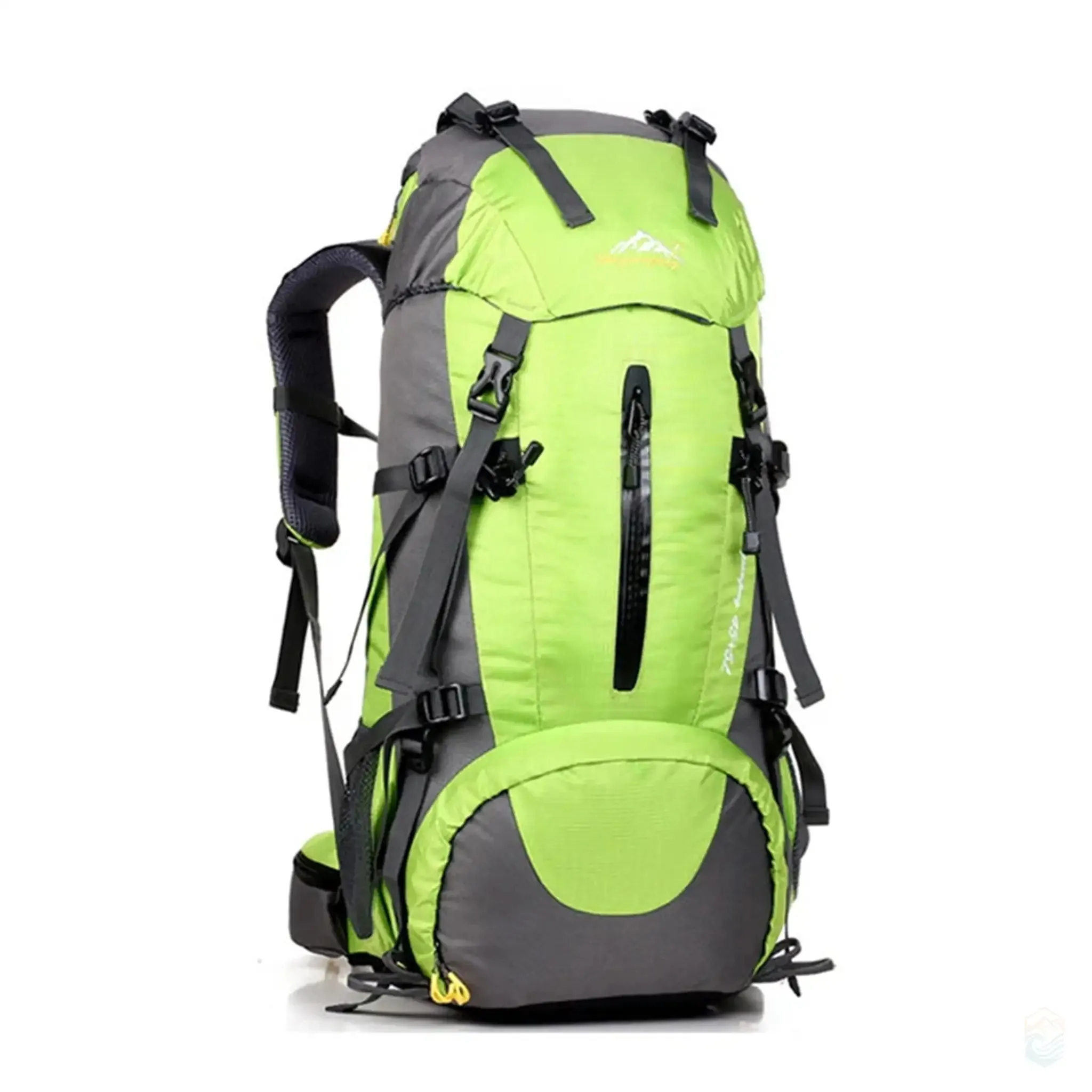 HTLT Waterproof 50L Hiking Backpack with Multi-Compartment Design - Blue, Large