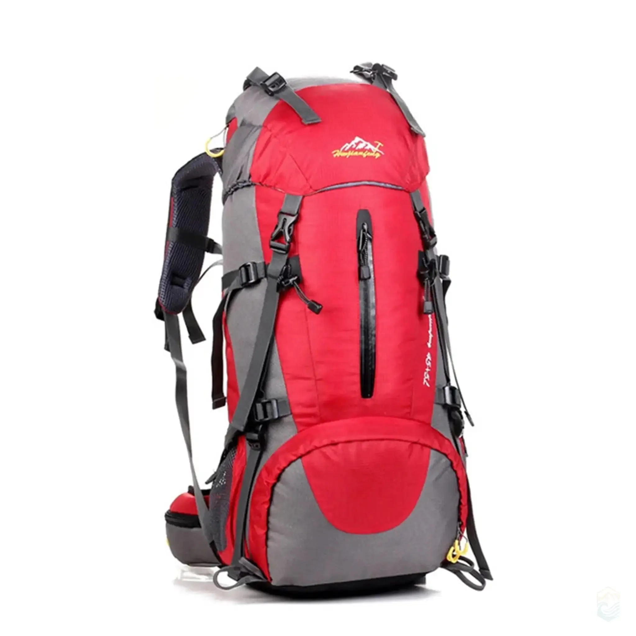 HTLT Waterproof 50L Hiking Backpack with Multi-Compartment Design - Blue, Large
