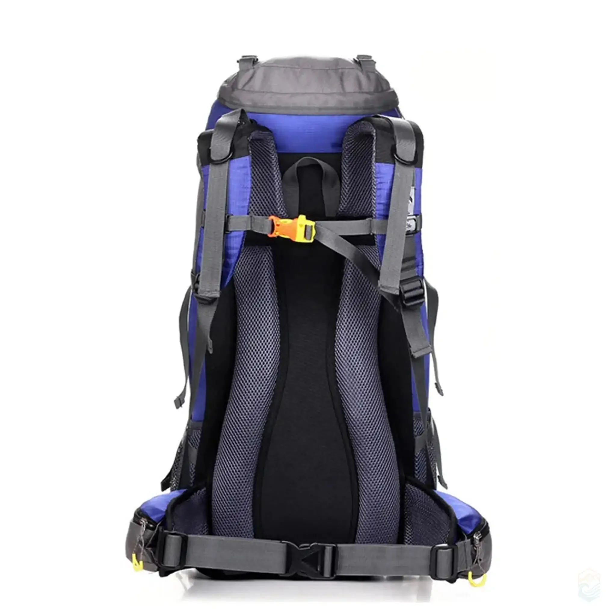 HTLT Waterproof 50L Hiking Backpack with Multi-Compartment Design - Blue, Large