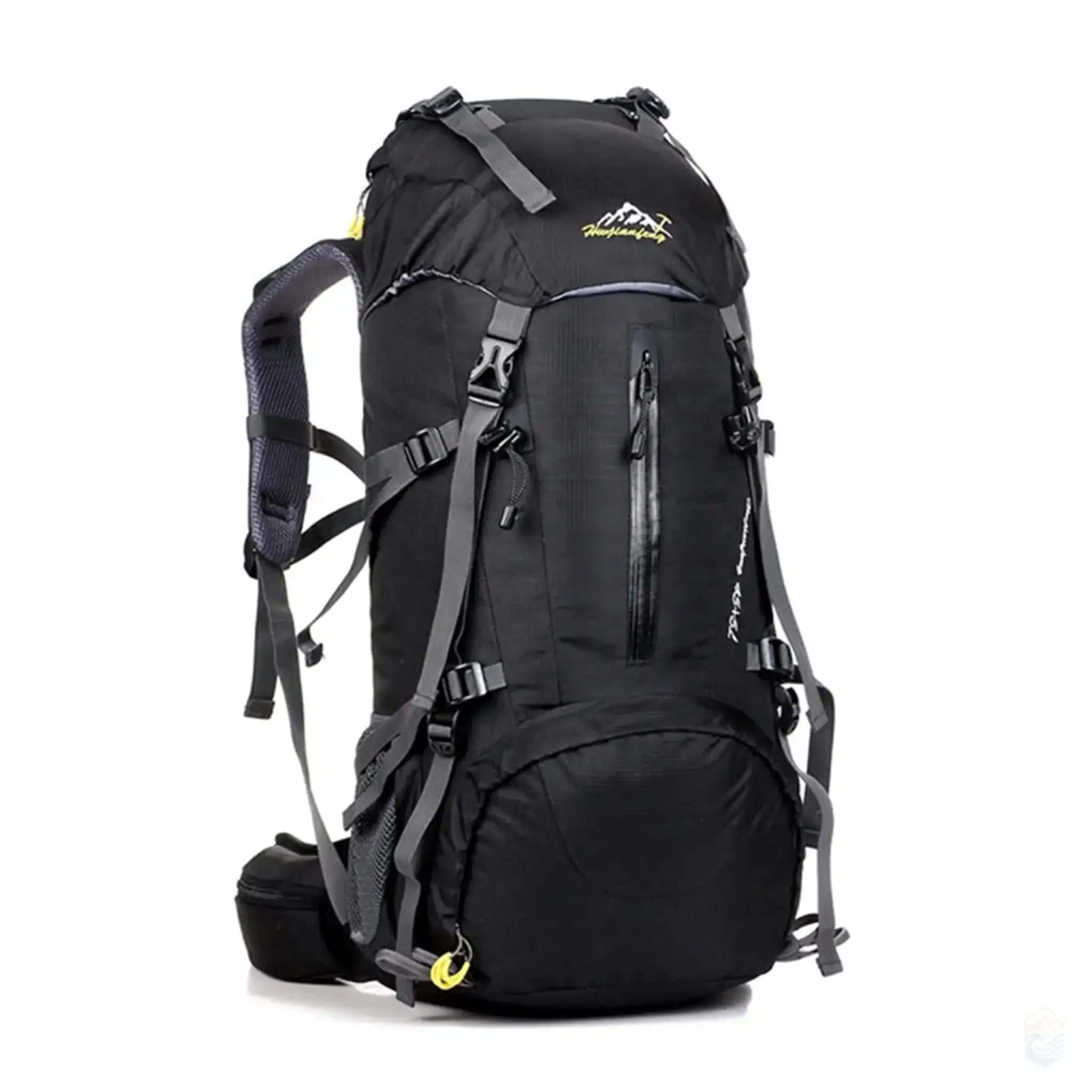 HTLT Waterproof 50L Hiking Backpack with Multi-Compartment Design - Blue, Large