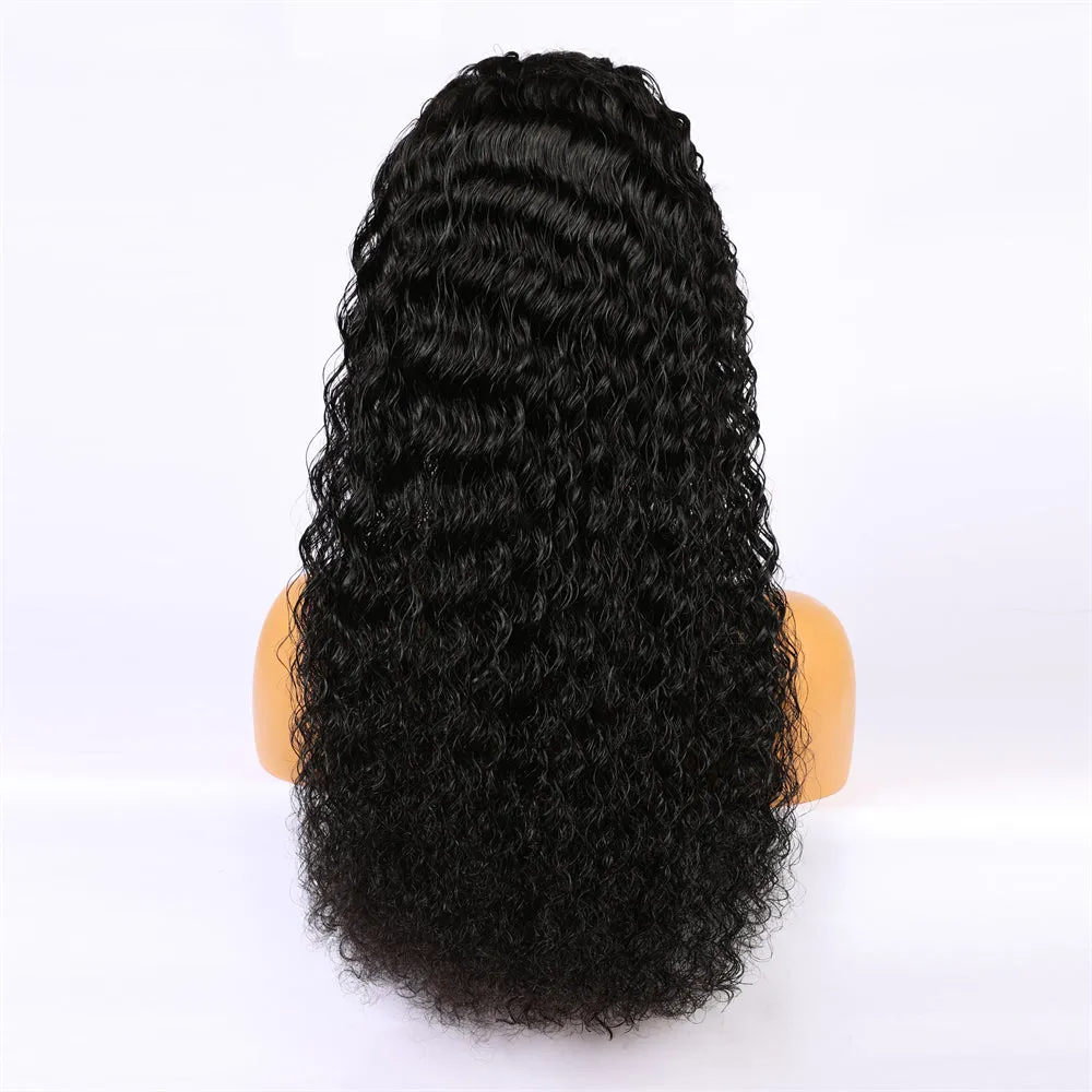 Human Hair Lace Front  Wig Sexy Italian Curly