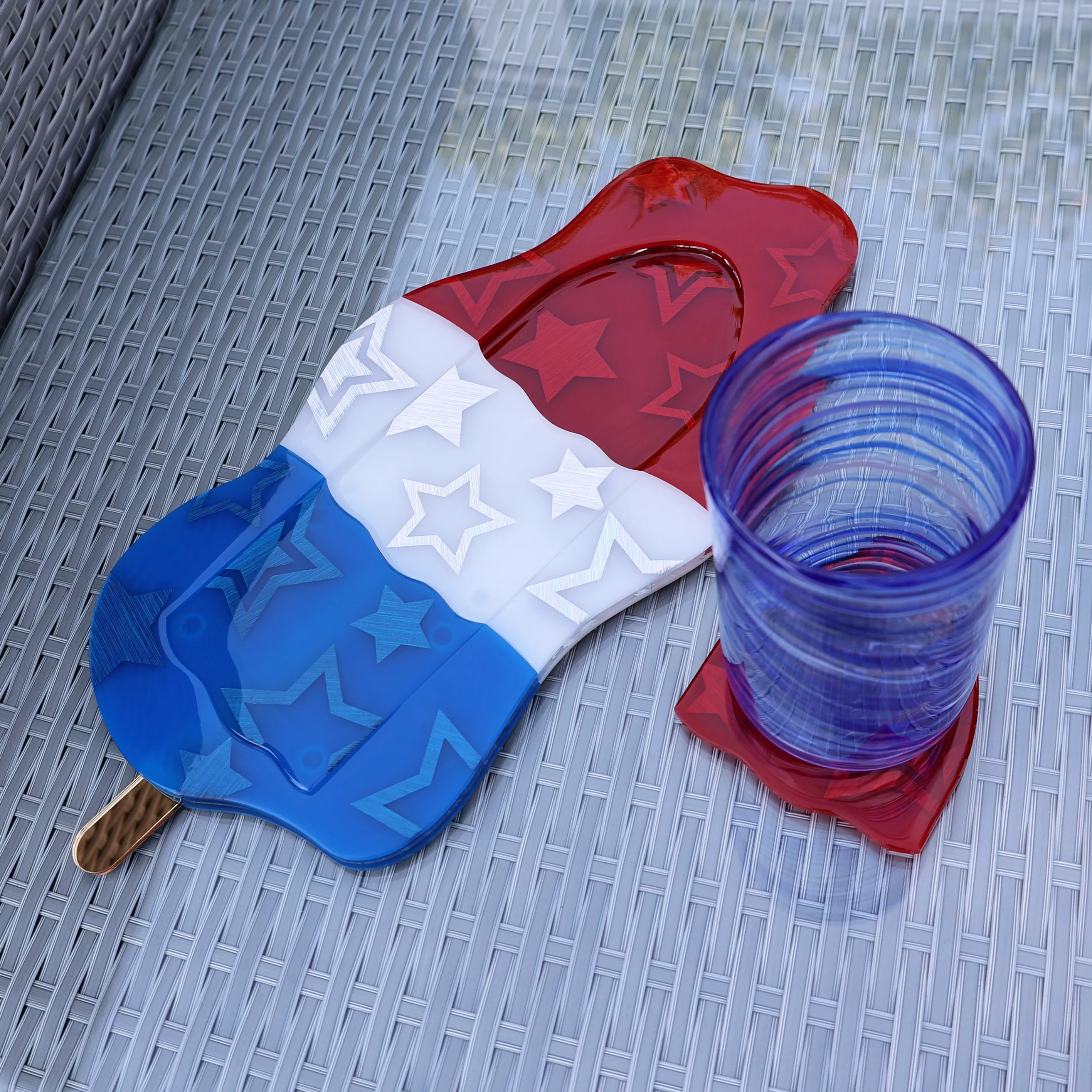 ICE POP TRAY & COASTER SET