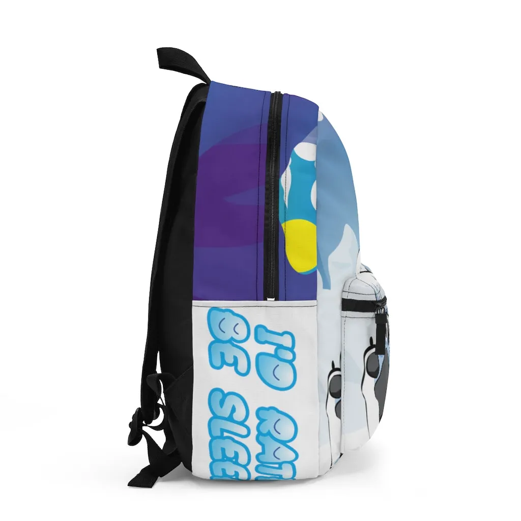 I'D RATHER BE SLEEPING Backpack (Made in USA)