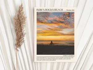 Indian Rocks Beach Wall Canvas, USA