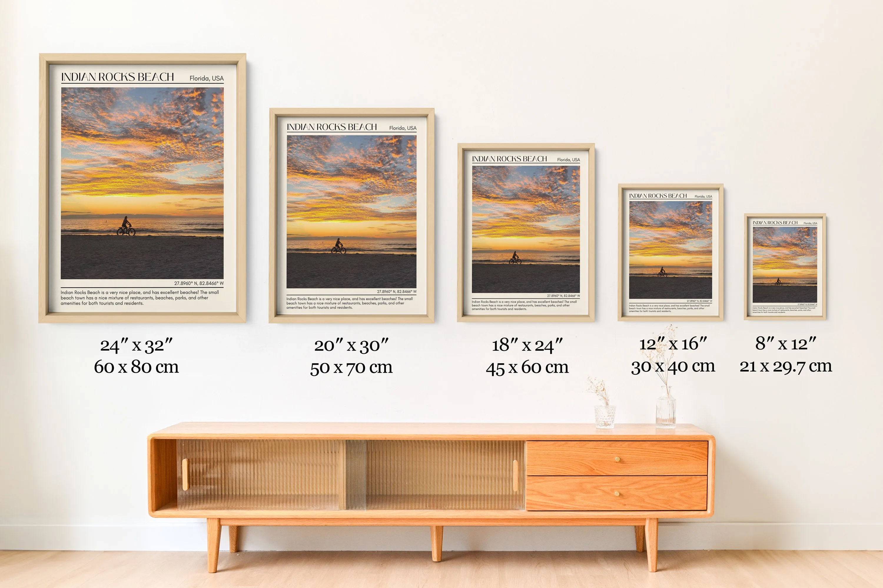 Indian Rocks Beach Wall Canvas, USA
