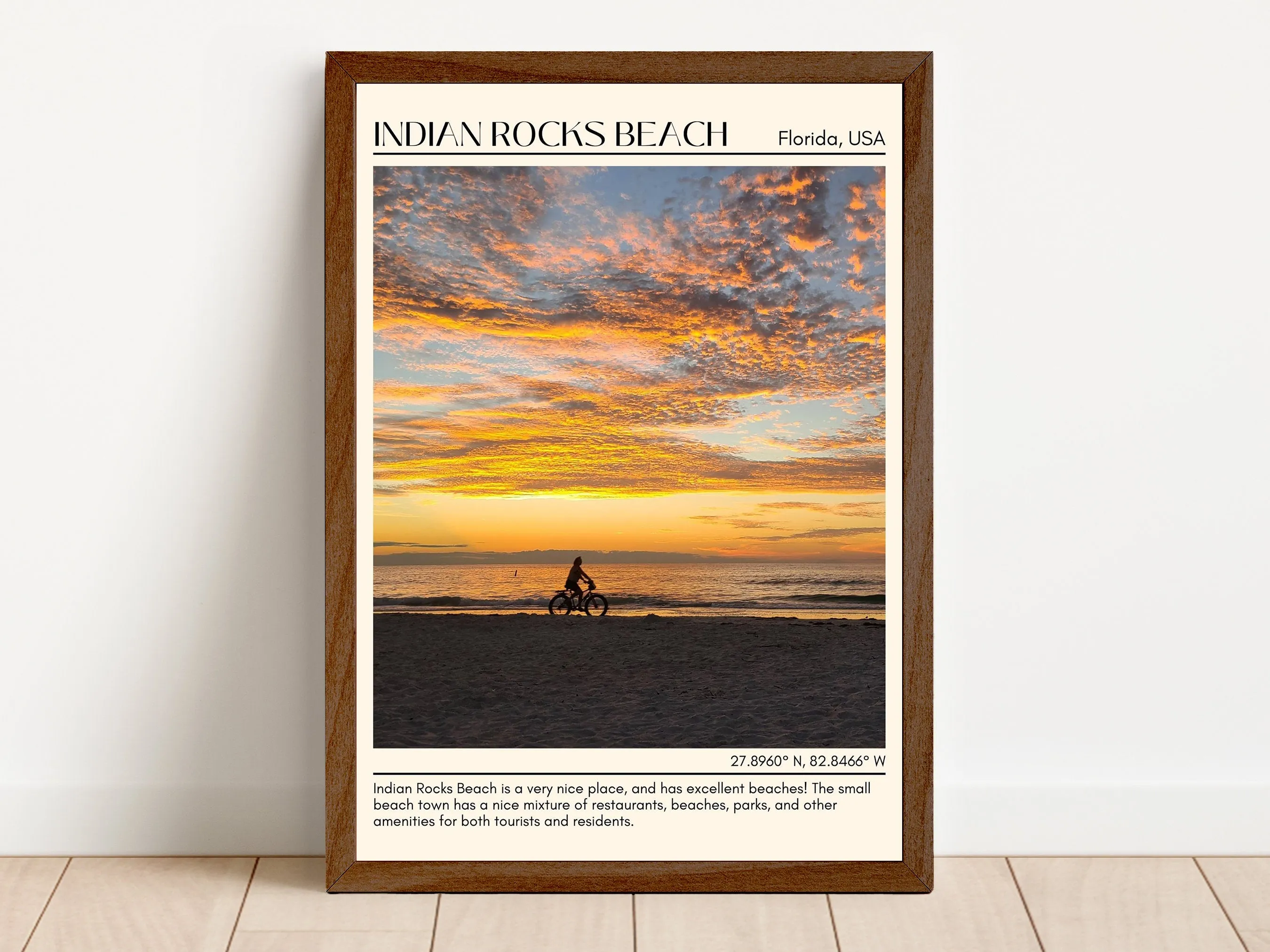 Indian Rocks Beach Wall Canvas, USA