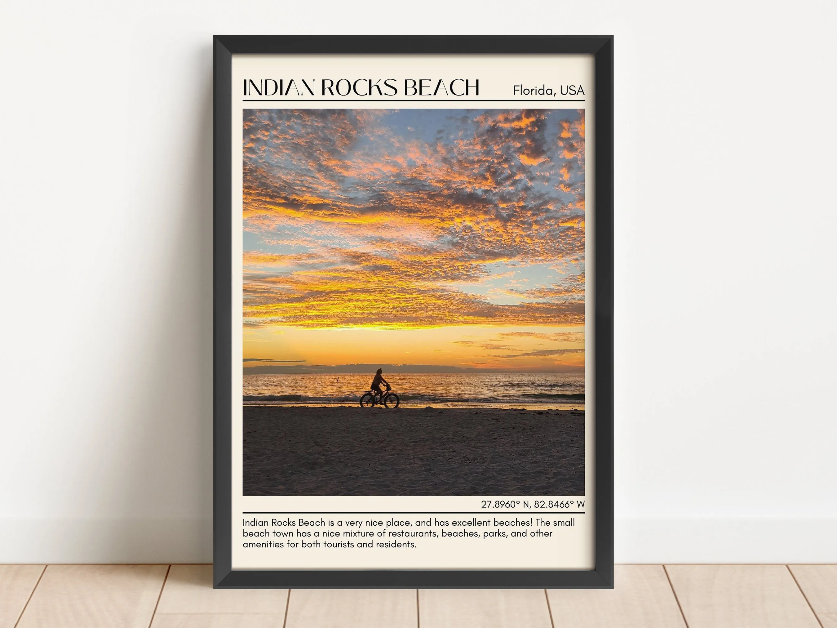 Indian Rocks Beach Wall Canvas, USA