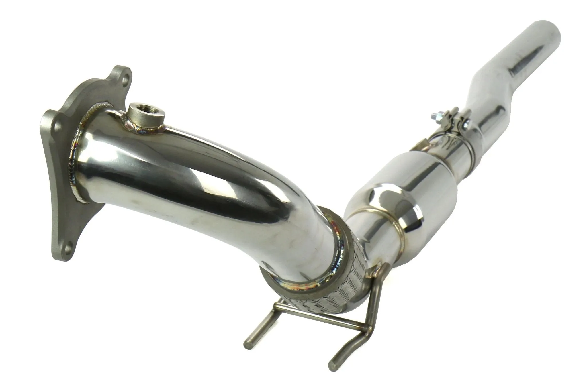 Invidia Down Pipe with High Flow Cat - VW Golf GTI Mk5