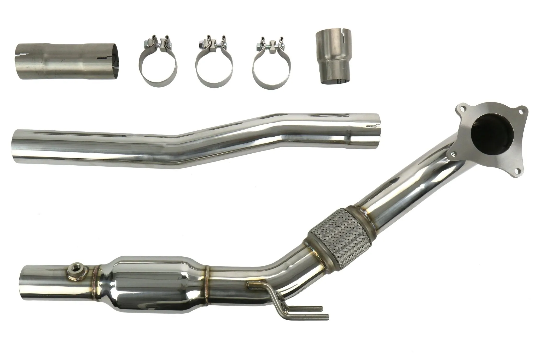 Invidia Down Pipe with High Flow Cat - VW Golf GTI Mk5