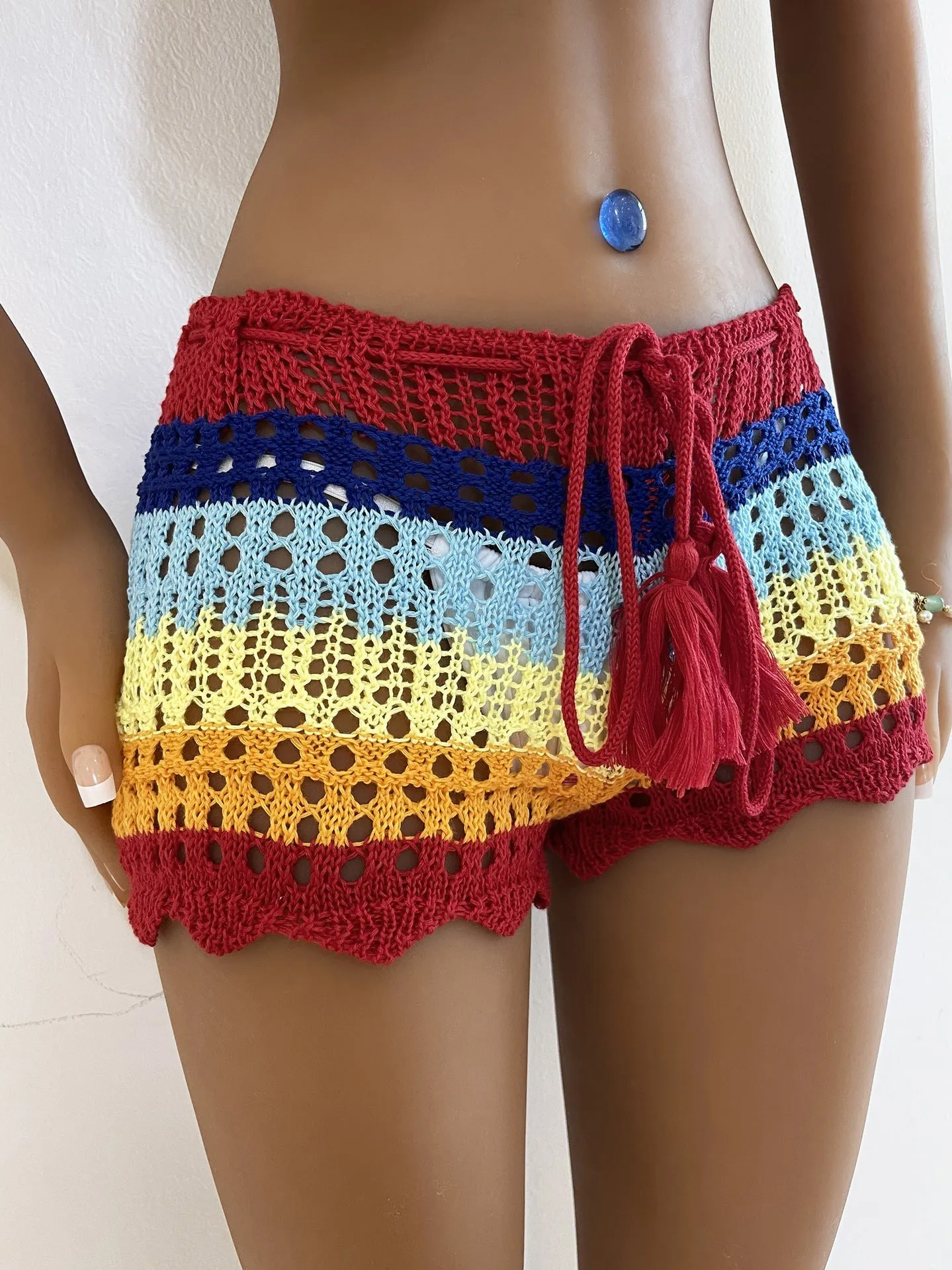 JazzHer Camellia Crochet Short