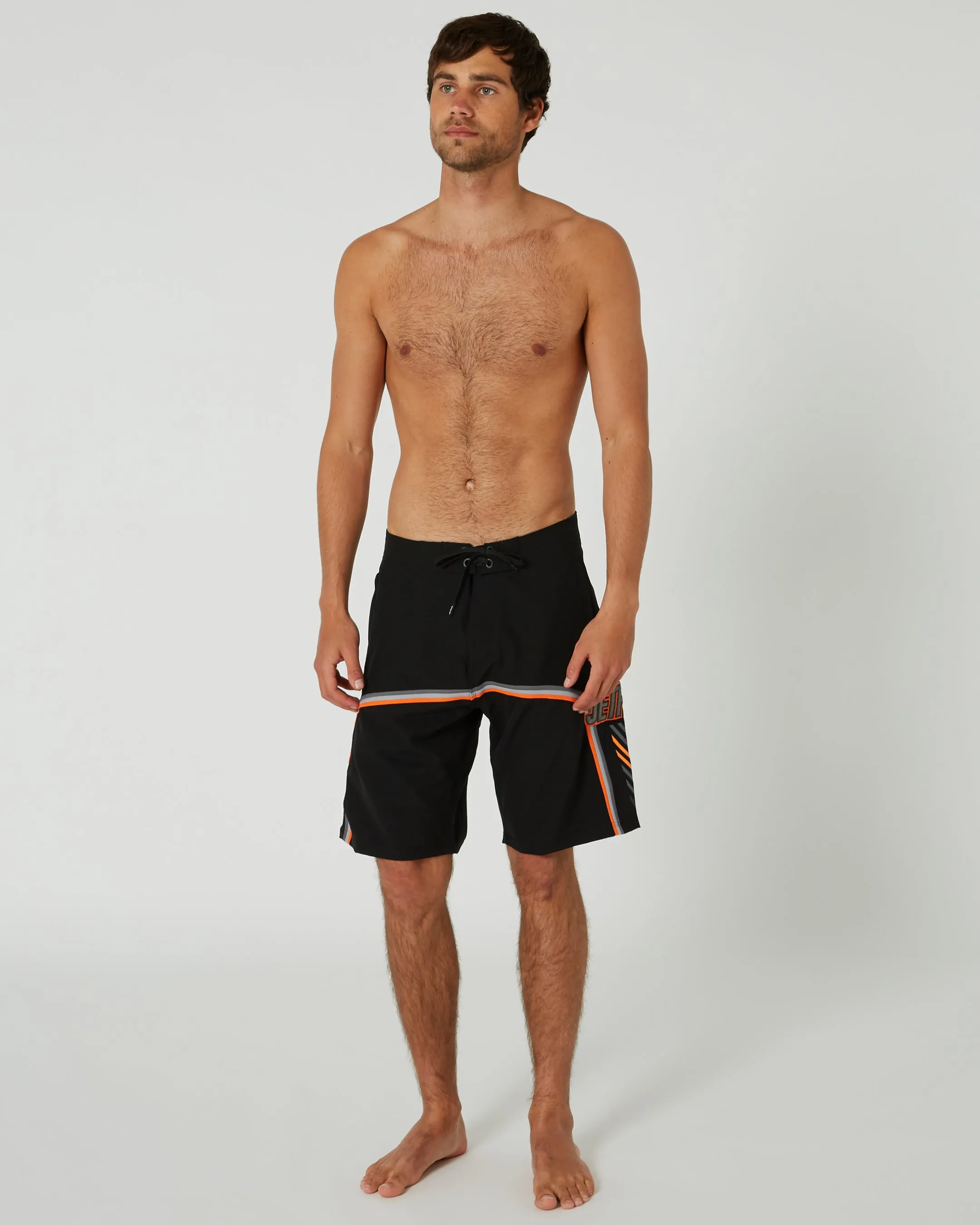 Jetpilot F4 Mens Boardshorts - Black/Orange