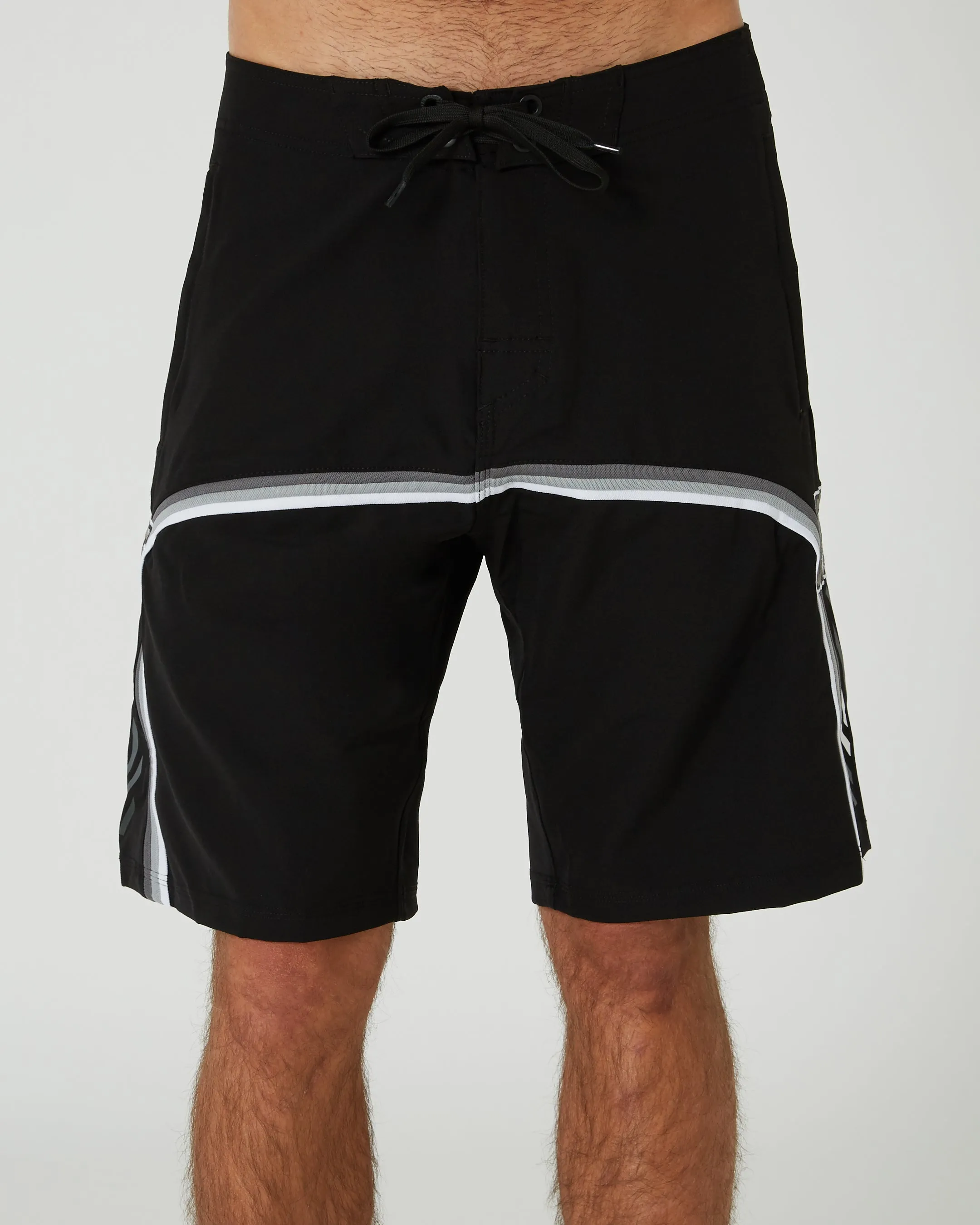 Jetpilot F4 Mens Boardshorts - Black/White