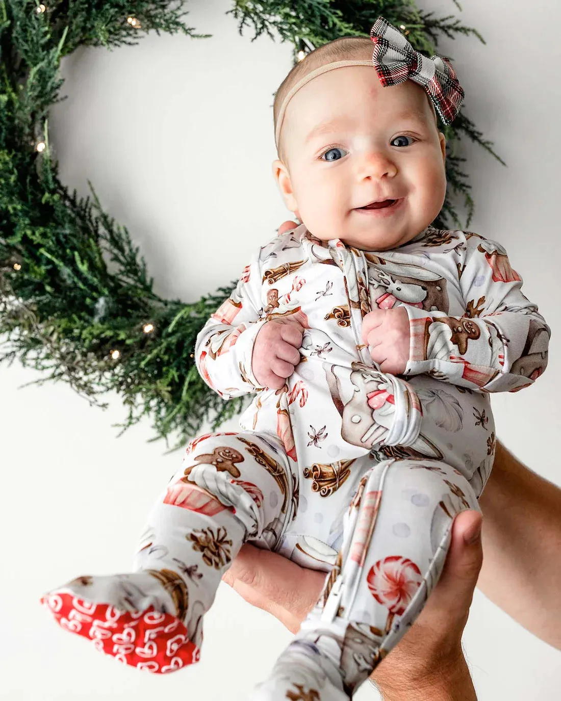 Joy Cocoa Bamboo Zippered Footie