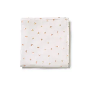 Jumbo Muslin Swaddle - Pink Rose