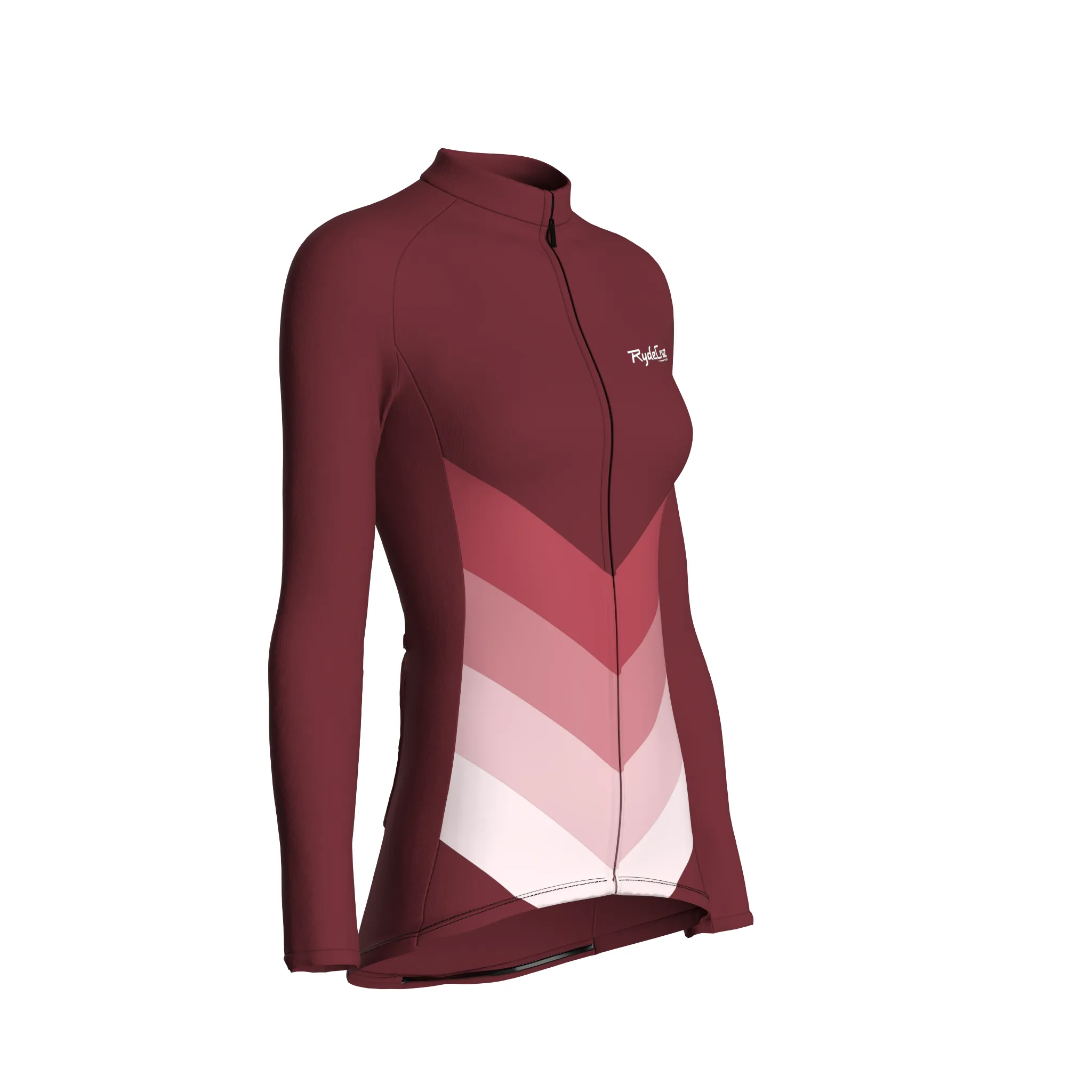 Kinetic Flow | Wine Female Long Sleeves Jersey
