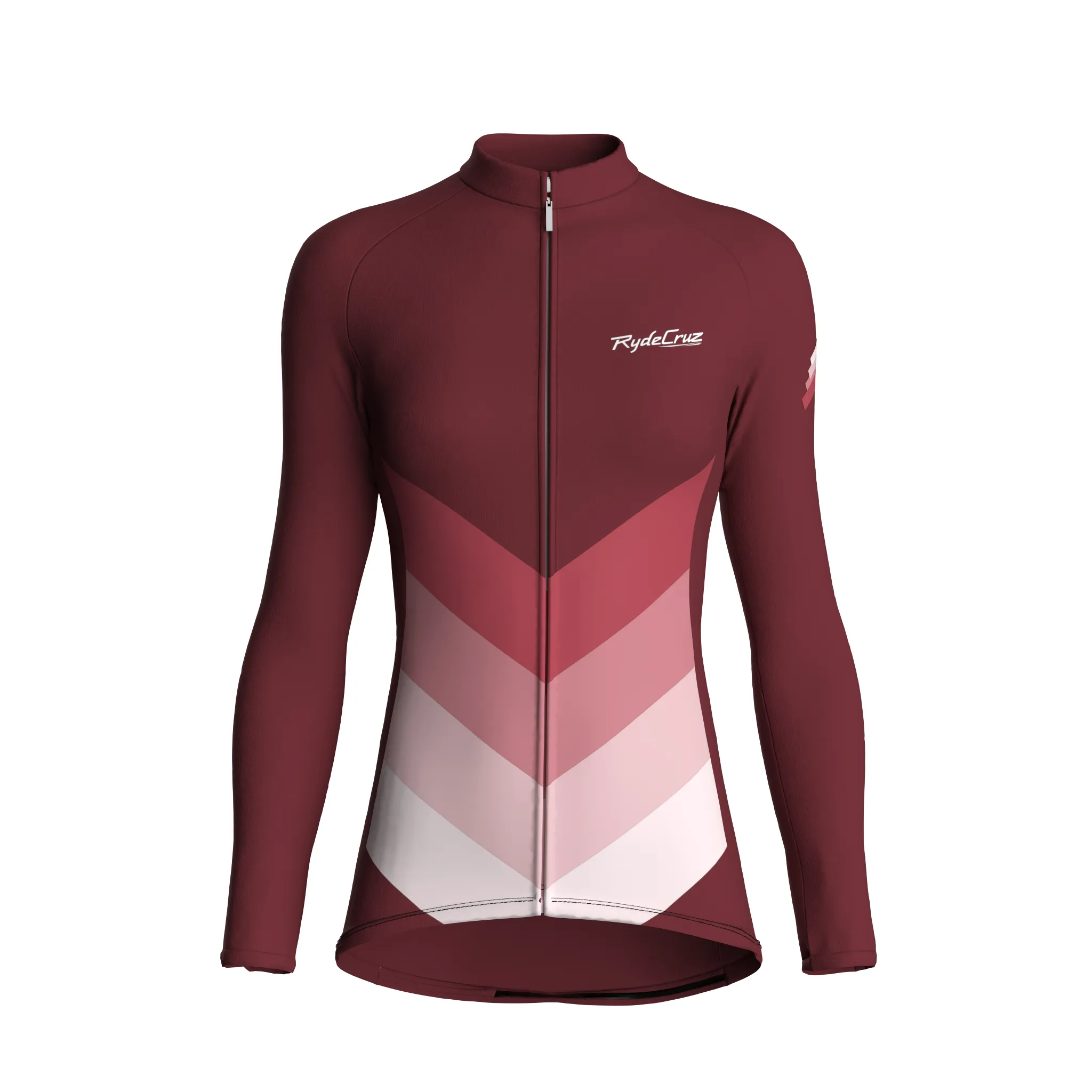 Kinetic Flow | Wine Female Long Sleeves Jersey