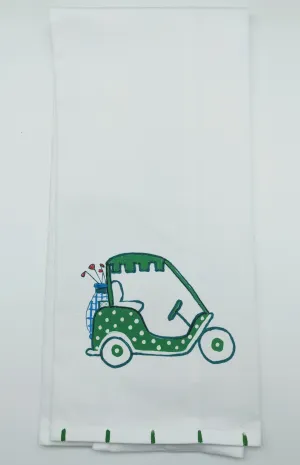 KITCHEN TOWEL - LDD - GOLF CART GREEN