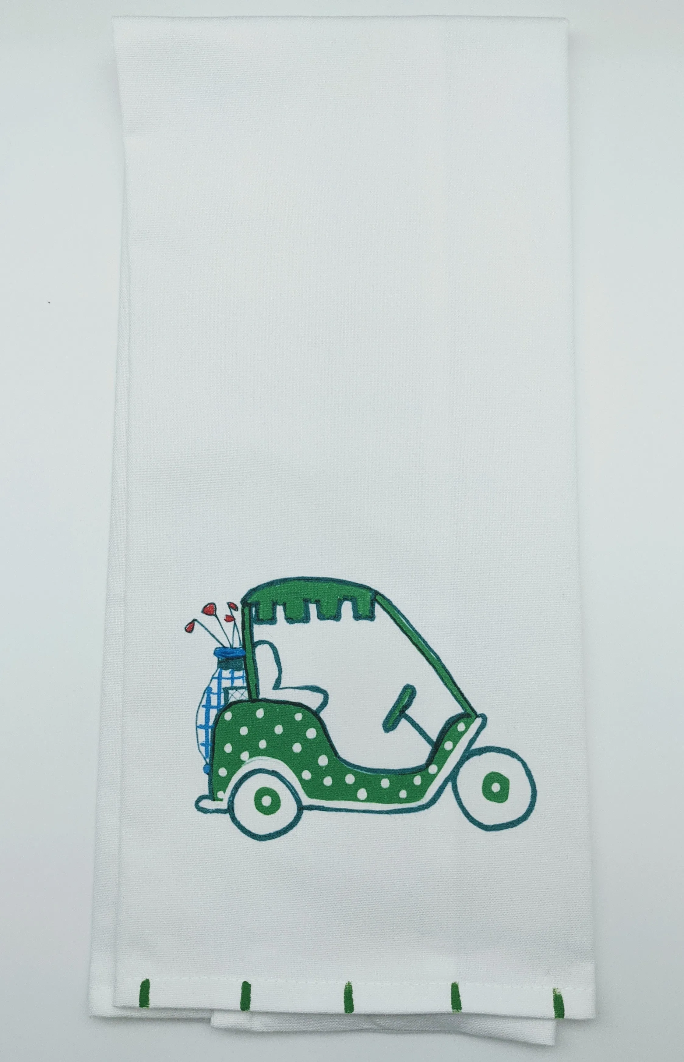 KITCHEN TOWEL - LDD - GOLF CART GREEN