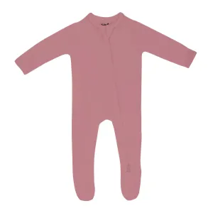 Kyte Baby Dusty Rose Zippered Footie