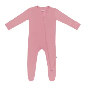 Kyte Baby Zippered Footie - Apple Blossom
