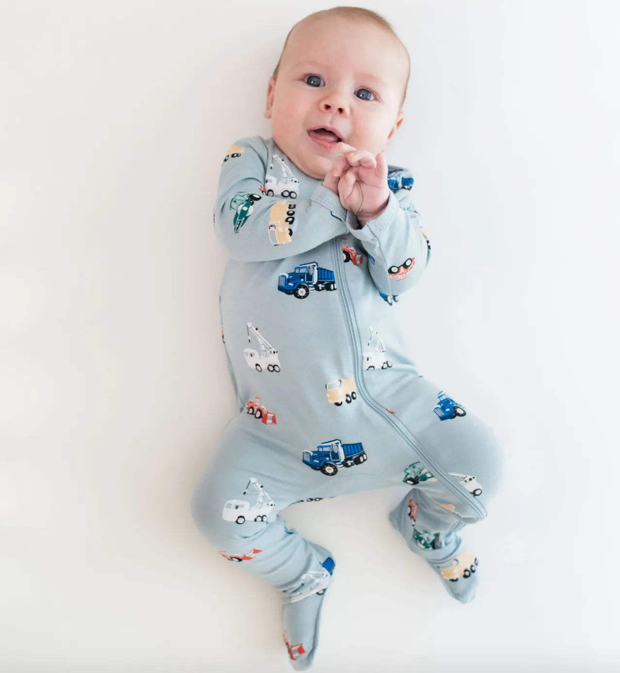 KYTE BABY ZIPPERED FOOTIE - CONSTRUCTION