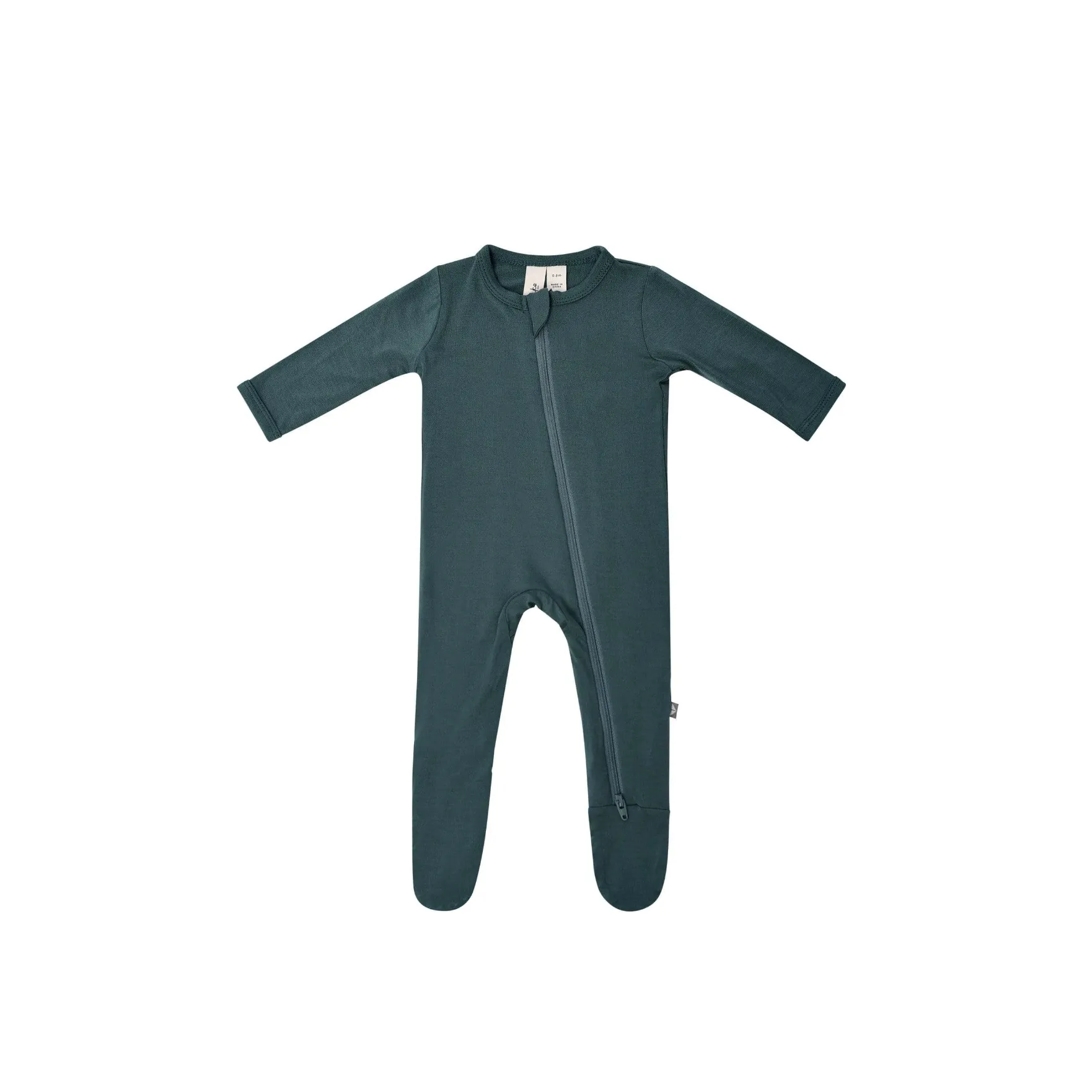 Kyte Baby - Zippered Footie - Emerald