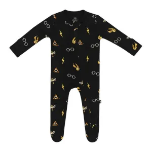 Kyte Baby Zippered Footie in Midnight Icon