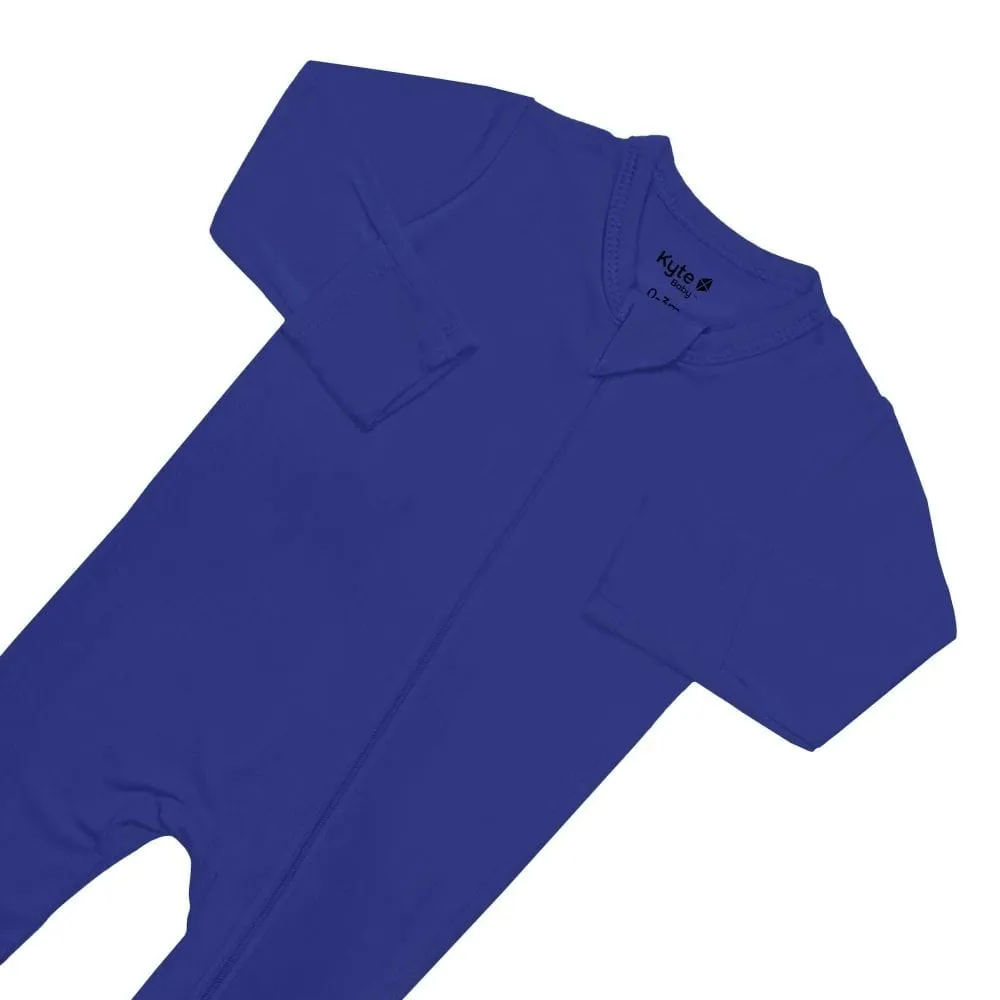 Kyte Baby Zippered Footie - Royal