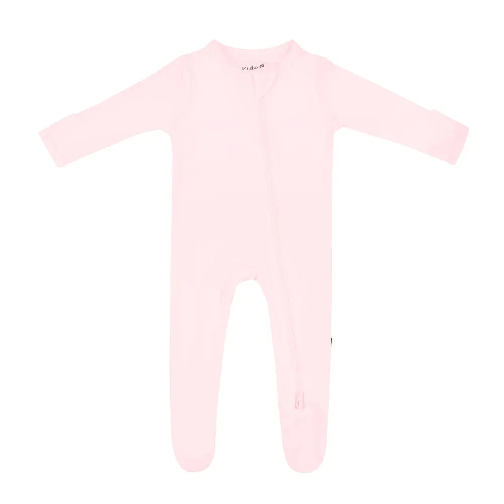 Kyte Baby Zippered Footie (Sakura)