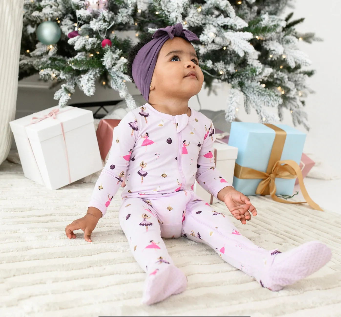 Kyte Baby - Zippered Footie - Sugar Plum