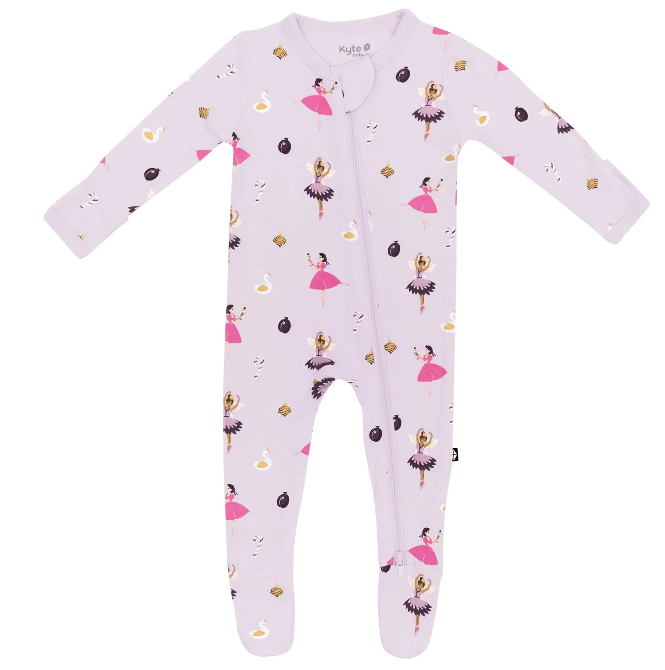 Kyte Baby - Zippered Footie - Sugar Plum
