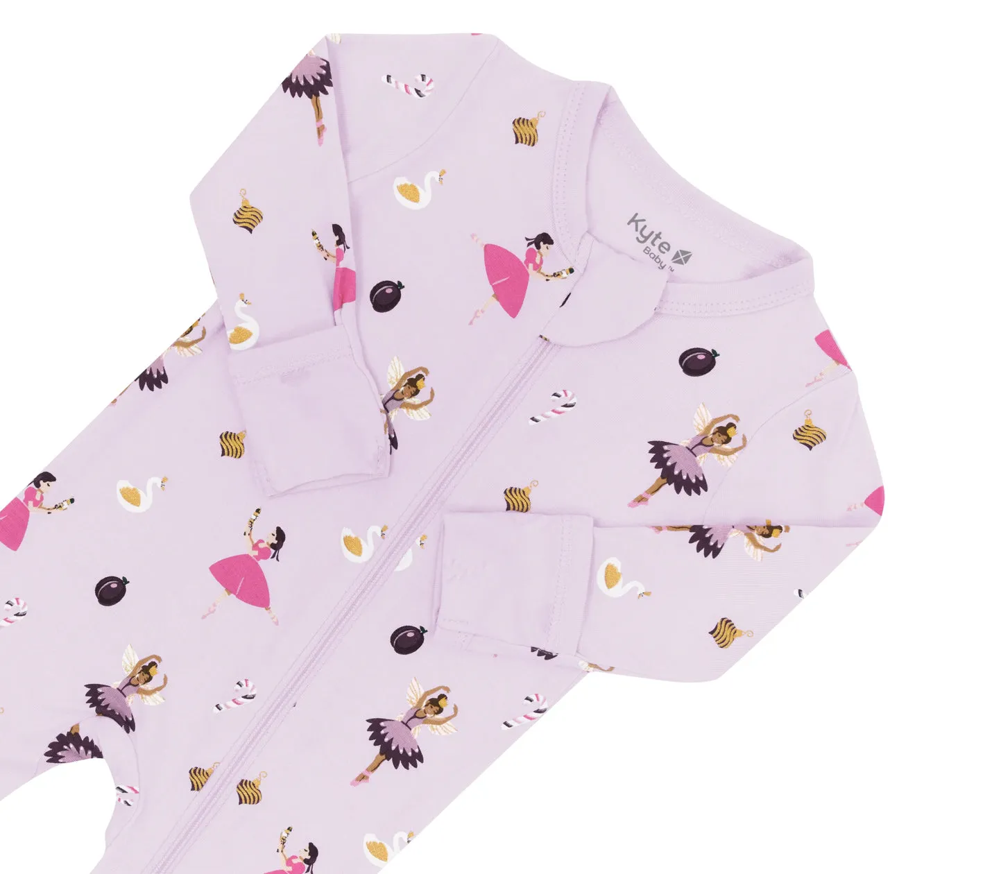 Kyte Baby - Zippered Footie - Sugar Plum