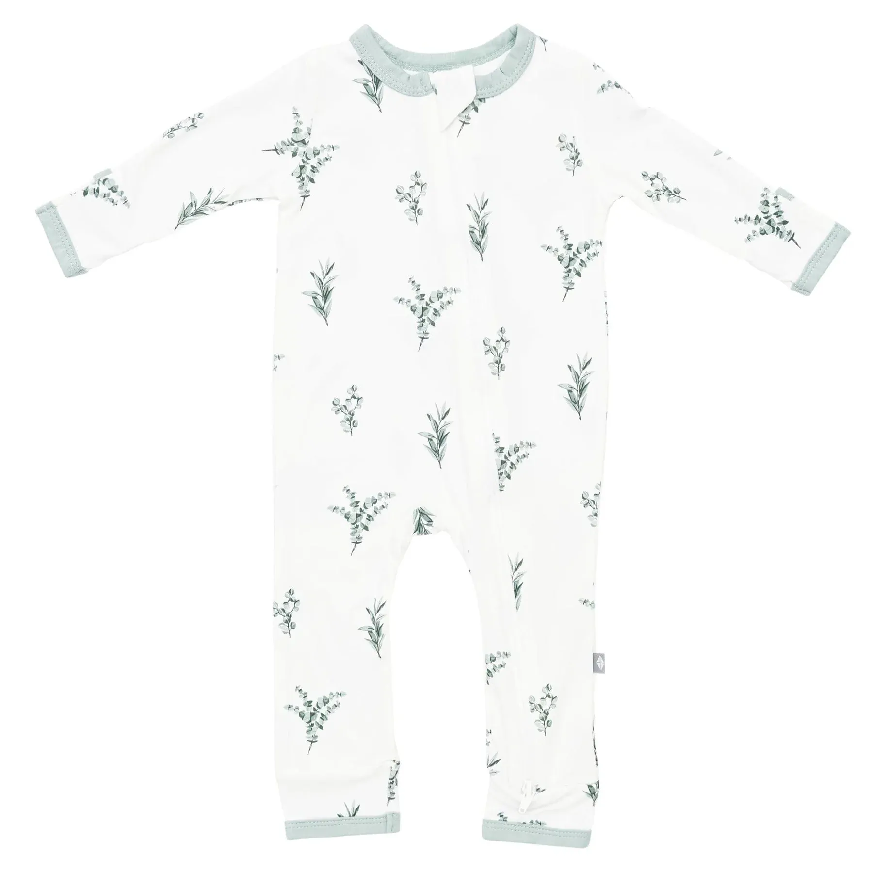 Kyte Baby - Zippered Romper - Eucalyptus