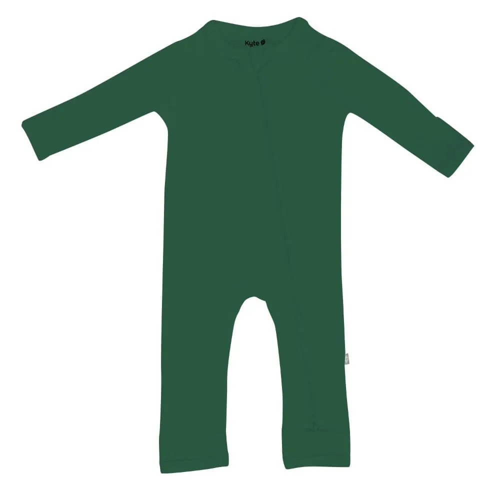 Kyte Baby Zippered Romper - Forest