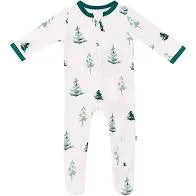 Kyte Zippered Footie- Trees 3-6M