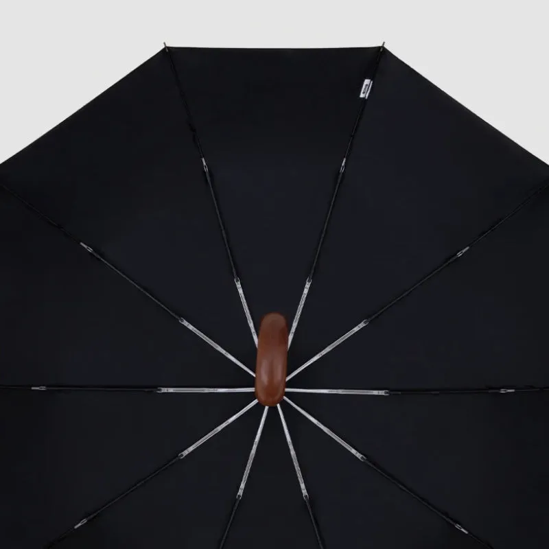 Large Automatic Wooden Golf Umbrella