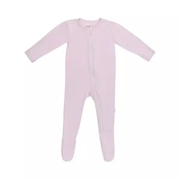 Lavender Zippered Footie