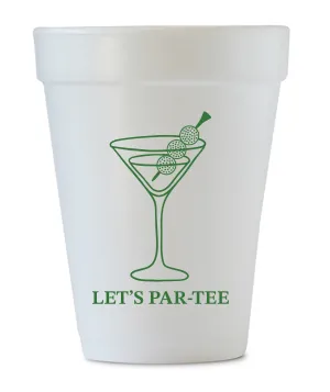 Let's Par-Tee Golf Styrofoam