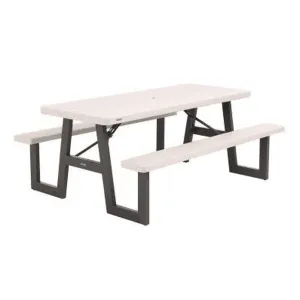 Lifetime 6' W-Frame Folding Picnic Table