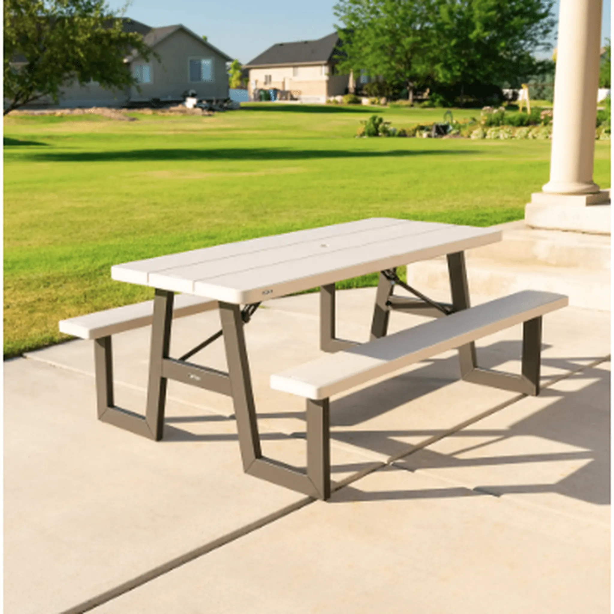 Lifetime 6' W-Frame Folding Picnic Table