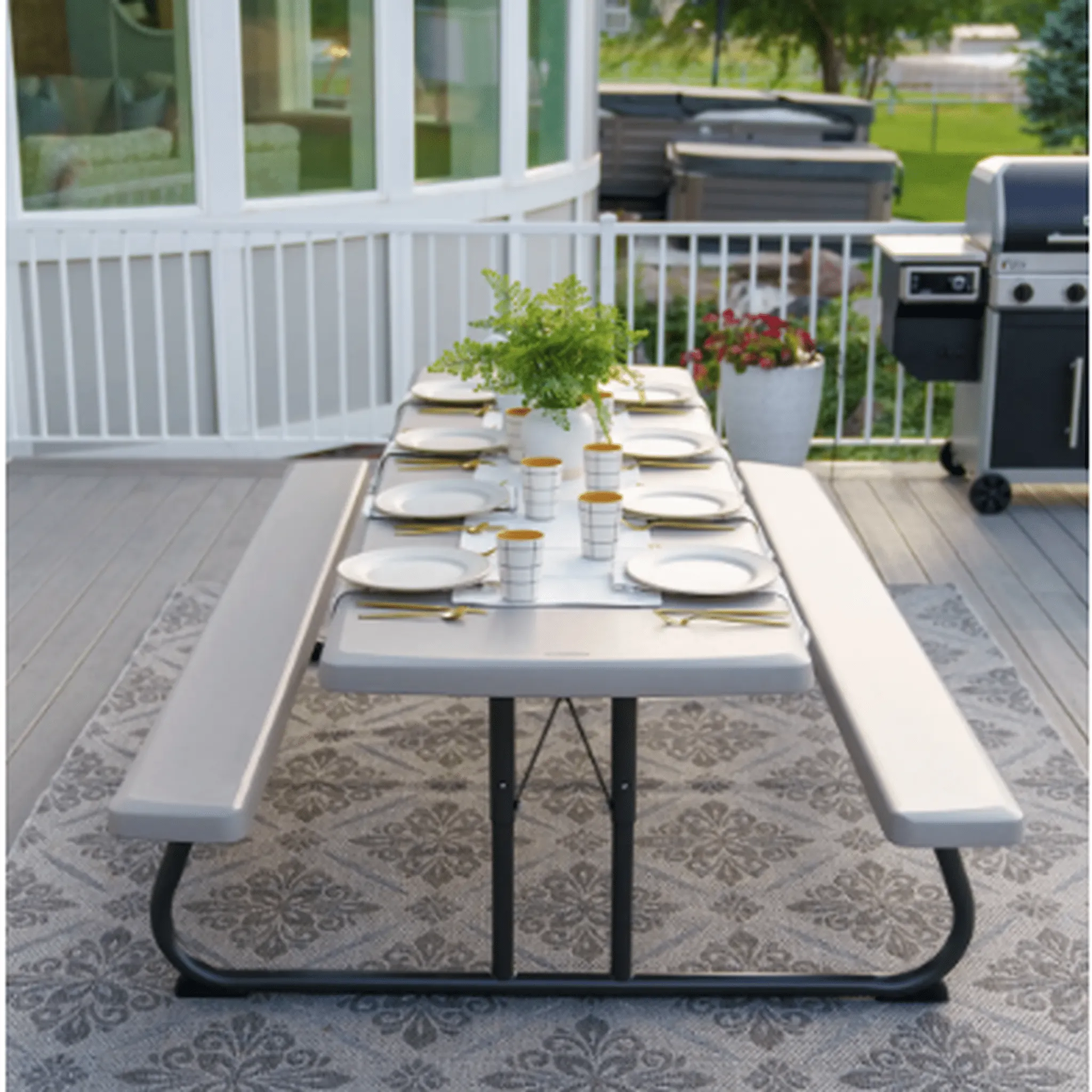 Lifetime 8' Classic Folding Picnic Table
