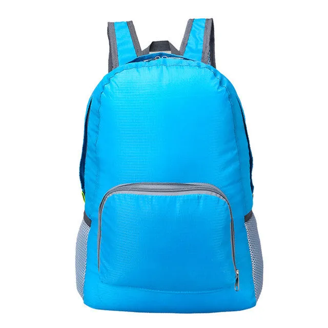 Lightweight Foldable Waterproof Nylon Women Men Skin Pack Backpack 20L Travel Outdoor Sports Camping Hiking Bag Rucksack