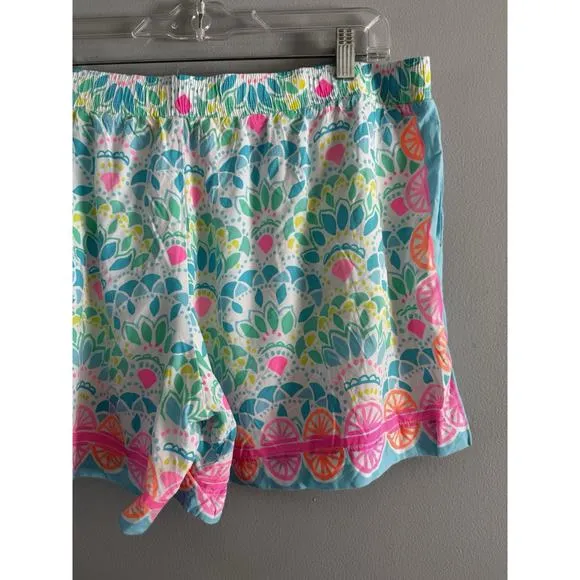 Lilly Pulitzer Katia Shorts Caribbean Citrus Print Women’s Size XXS