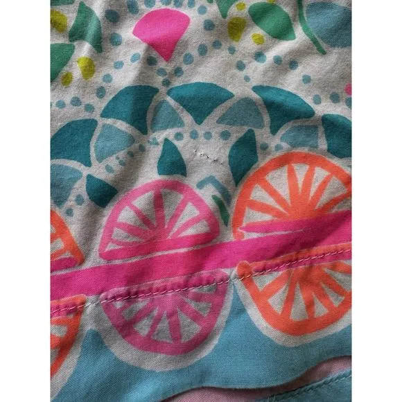 Lilly Pulitzer Katia Shorts Caribbean Citrus Print Women’s Size XXS
