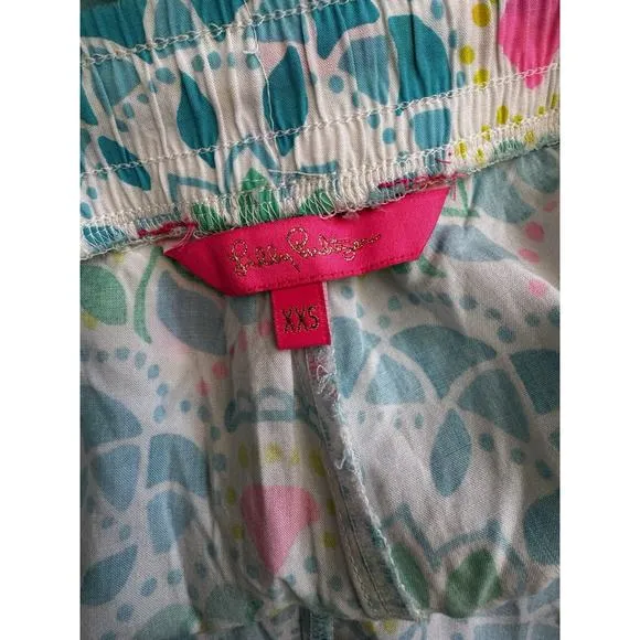 Lilly Pulitzer Katia Shorts Caribbean Citrus Print Women’s Size XXS